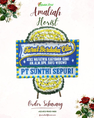 Papan Bunga Duka di Kanoman