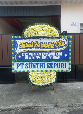 Papan Bunga Duka di Kanoman