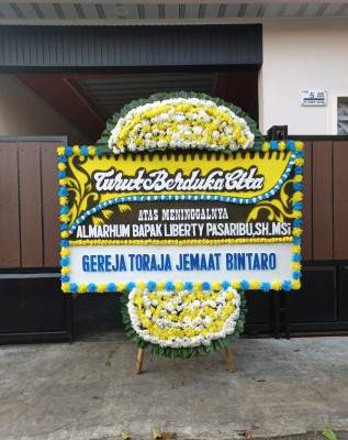 Papan Bunga Duka di Kanoman
