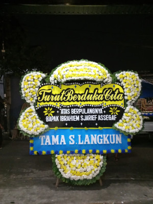 Papan Bunga Duka di Kanoman